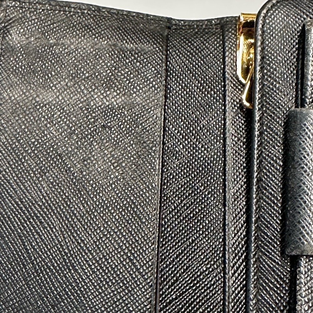 Prada Black Leather Card Wallet Key Holder - Picture 8 of 9
